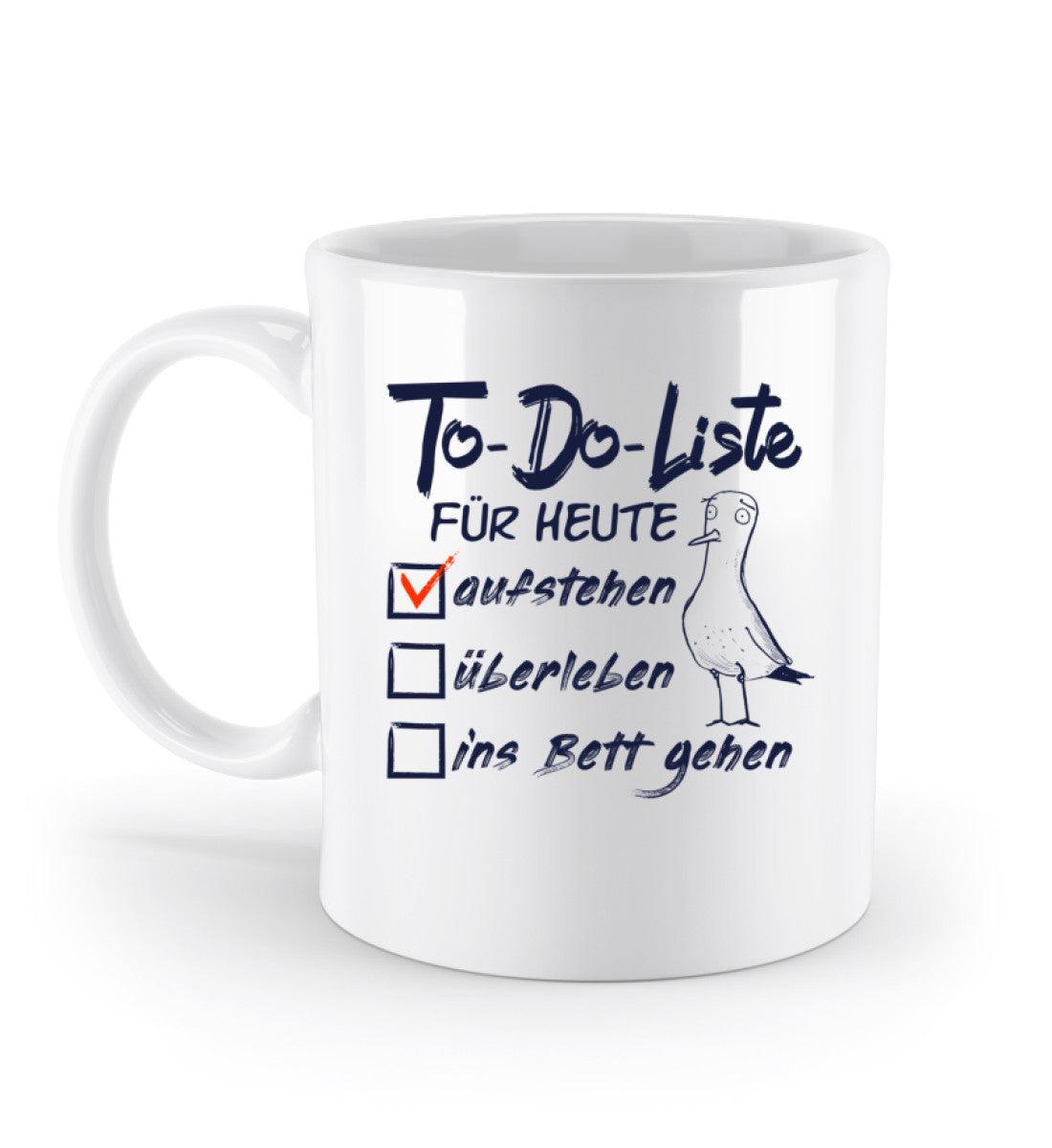 To-do-Liste für heute Tasse