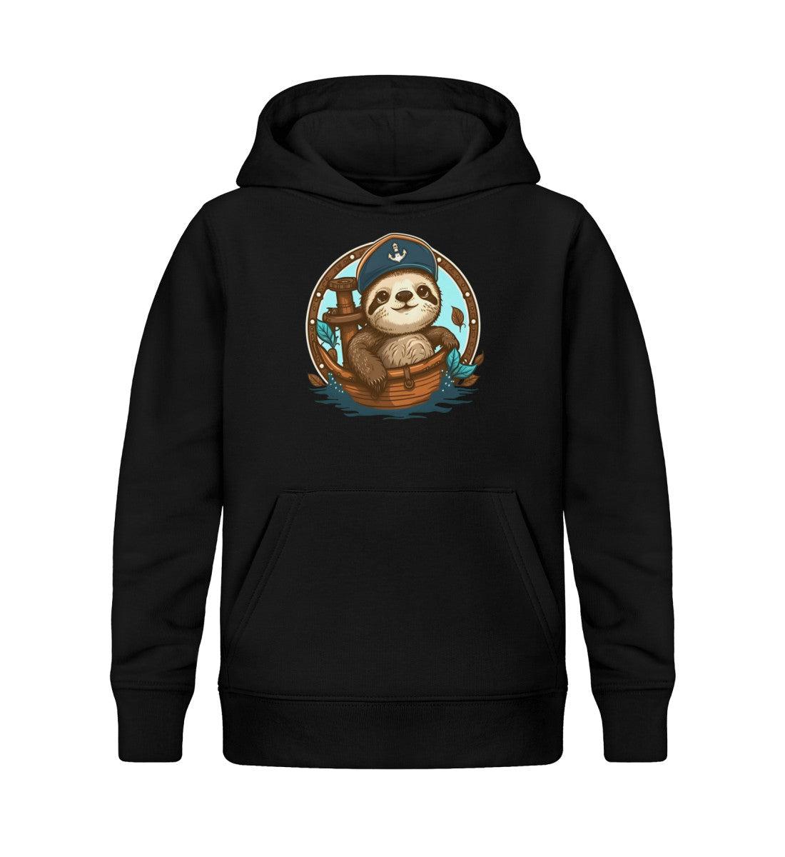 Faultier Möwe im Sturm · Kinder Premium Bio Sweatshirt main image 0