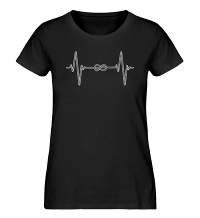 8er Knoten · Damen Premium Bio T-Shirt-Damen Premium Bio T-Shirt-Black-S-Mooinzen