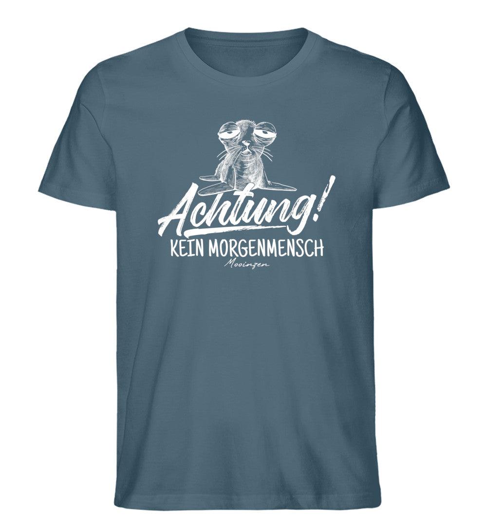 Achtung kein Morgenmensch · Herren Premium Bio T-Shirt-Herren Premium Bio T-Shirt-Stargazer-XS-Mooinzen
