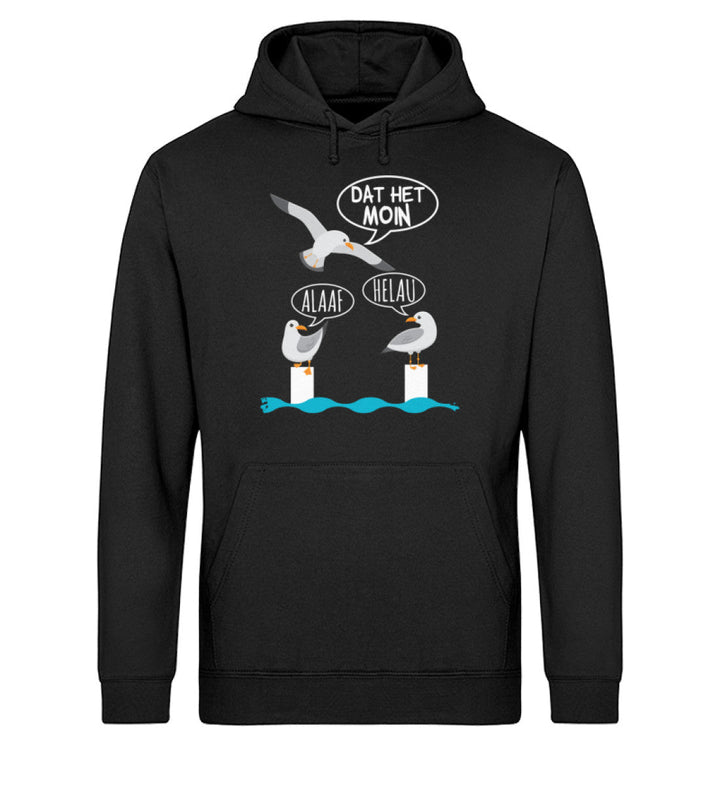 Alaaf Helau dat het Moin · Unisex Bio Hoodie-Unisex Bio Hoodie-Black-S-Mooinzen