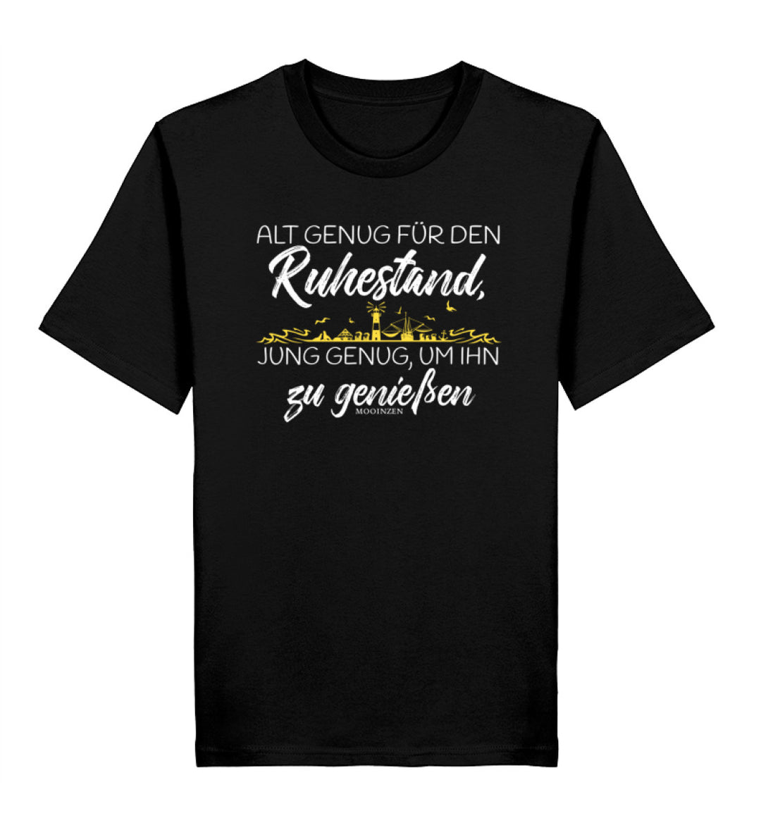 Alt genug für den Ruhestand individual · Herren Premium Bio T-Shirt-Herren Premium Bio T-Shirt-Black-XS-Mooinzen