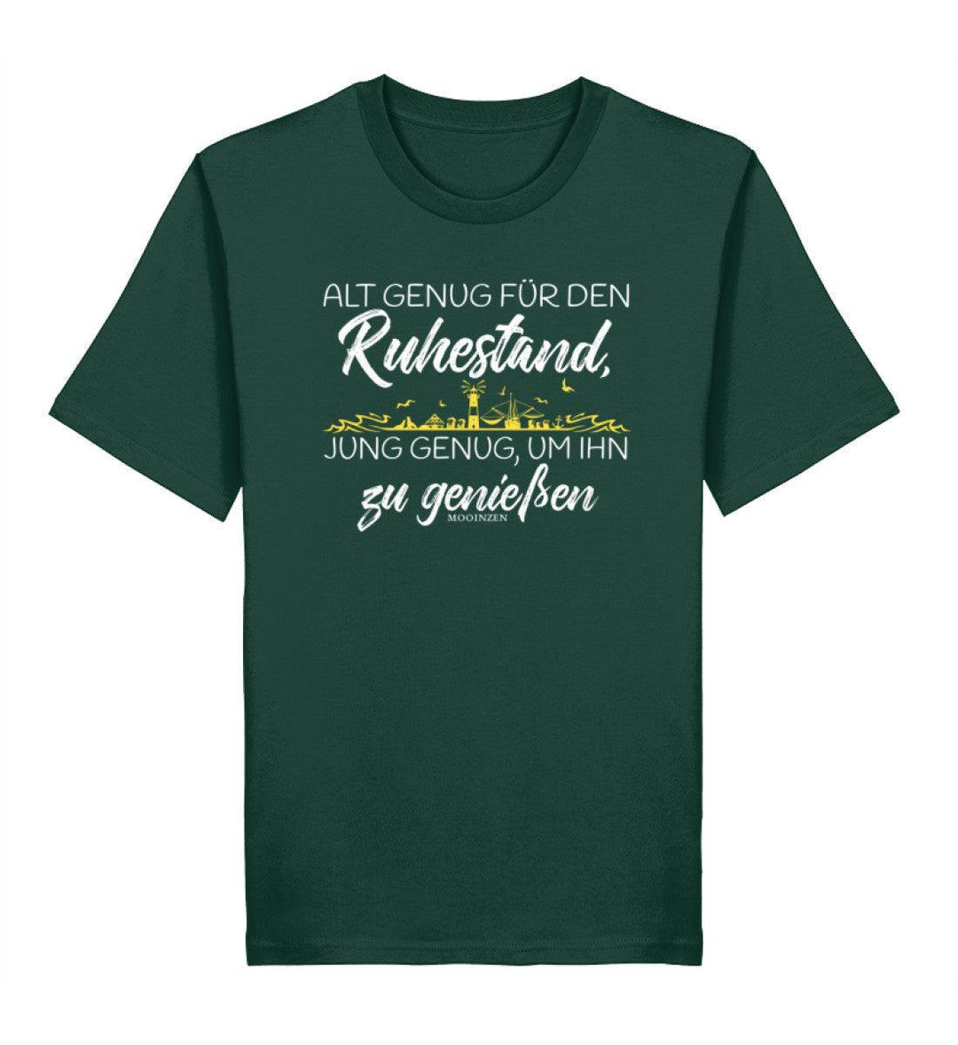 Alt genug für den Ruhestand individual · Herren Premium Bio T-Shirt-Herren Premium Bio T-Shirt-Glazed Green-XS-Mooinzen