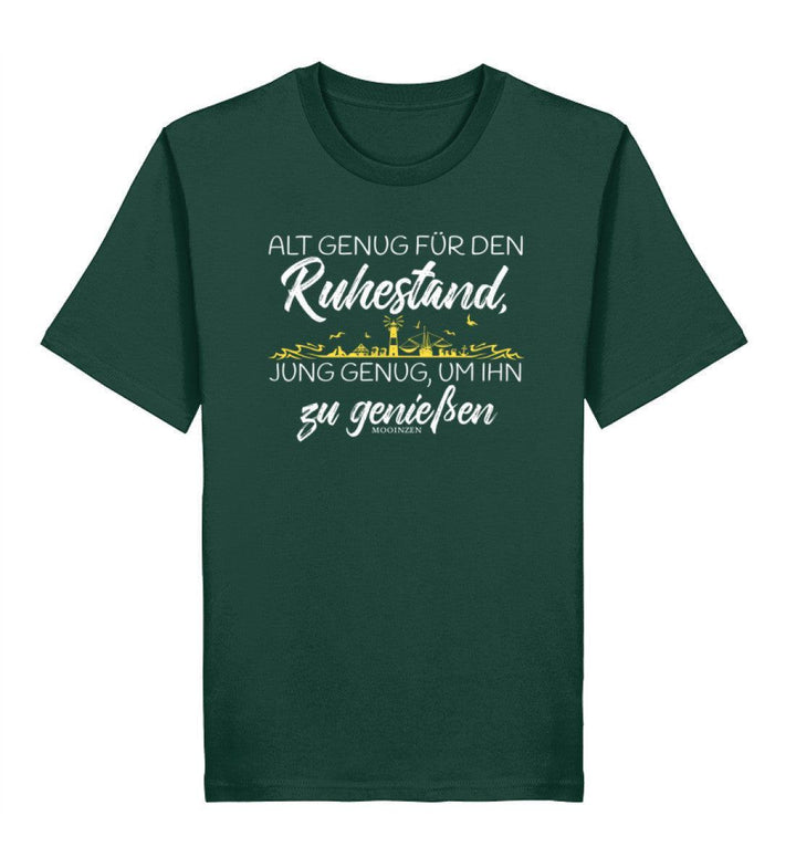 Alt genug für den Ruhestand individual · Herren Premium Bio T-Shirt-Herren Premium Bio T-Shirt-Glazed Green-XS-Mooinzen