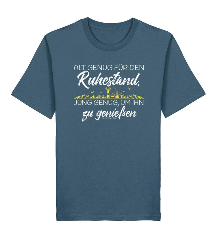 Alt genug für den Ruhestand individual · Herren Premium Bio T-Shirt-Herren Premium Bio T-Shirt-Stargazer-XS-Mooinzen