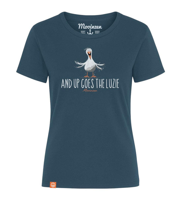 And up goes the Luzie · Damen Premium Signature Bio T-Shirt-Damen Signature Bio T-Shirt-stargazer-XS-Mooinzen