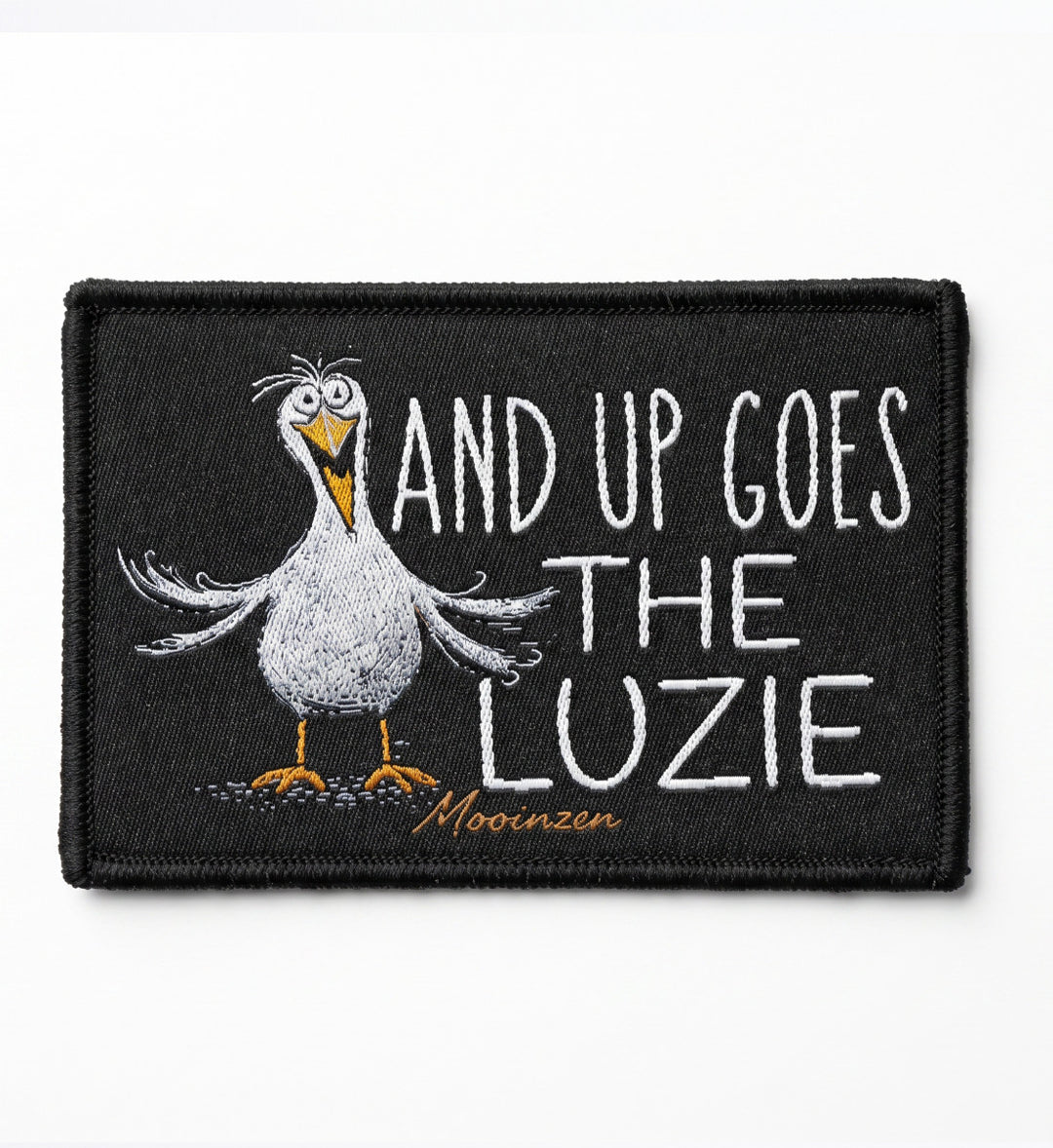 And up goes the Luzie · Klettwattpatch V2-Klettwatt Patch-black-9x6-Mooinzen