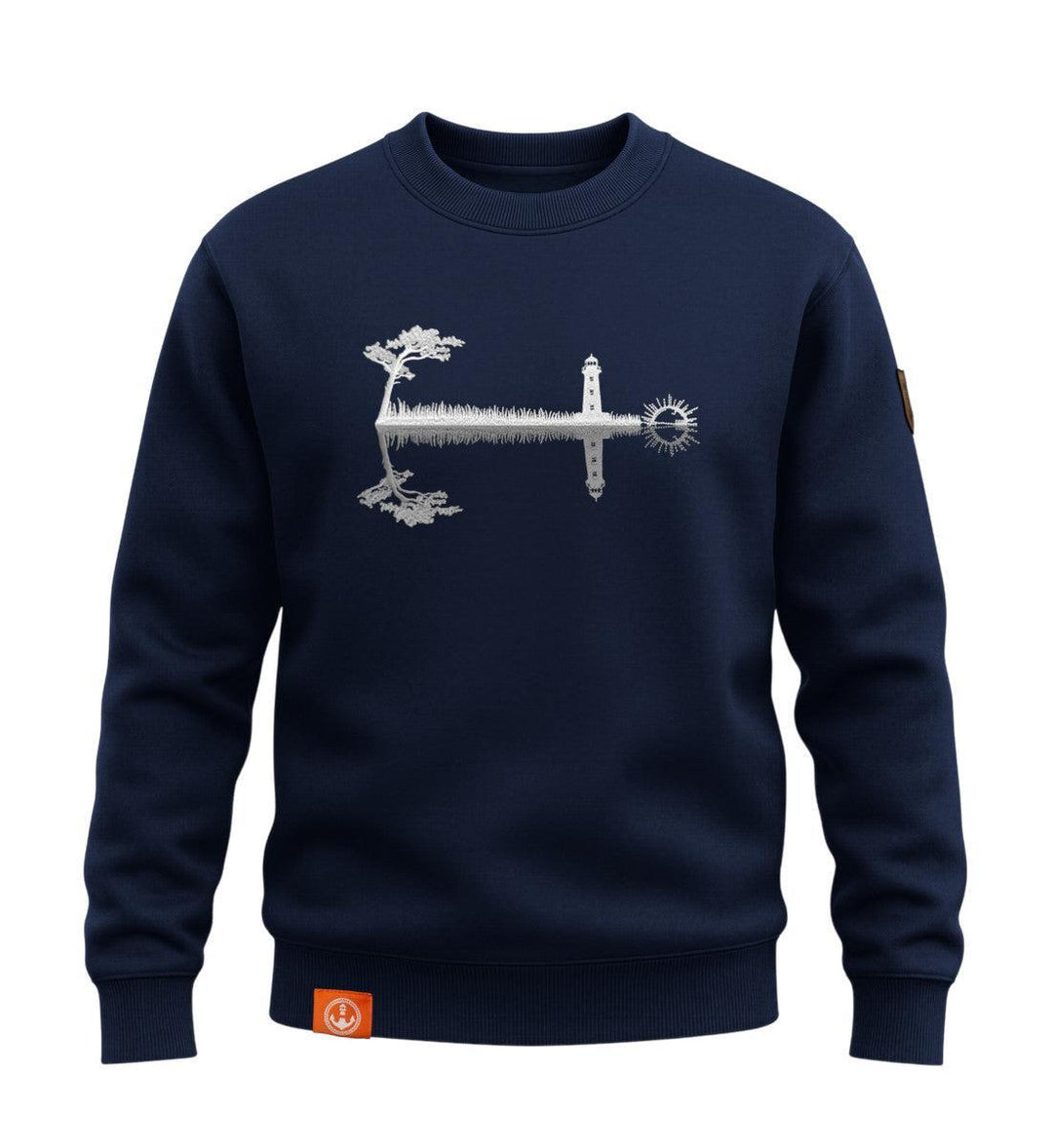 Anker Spiegel · Unisex Signature Premium Bio Sweatshirt-Unisex Signature Bio Sweatshirt-dress-blue-S-Mooinzen