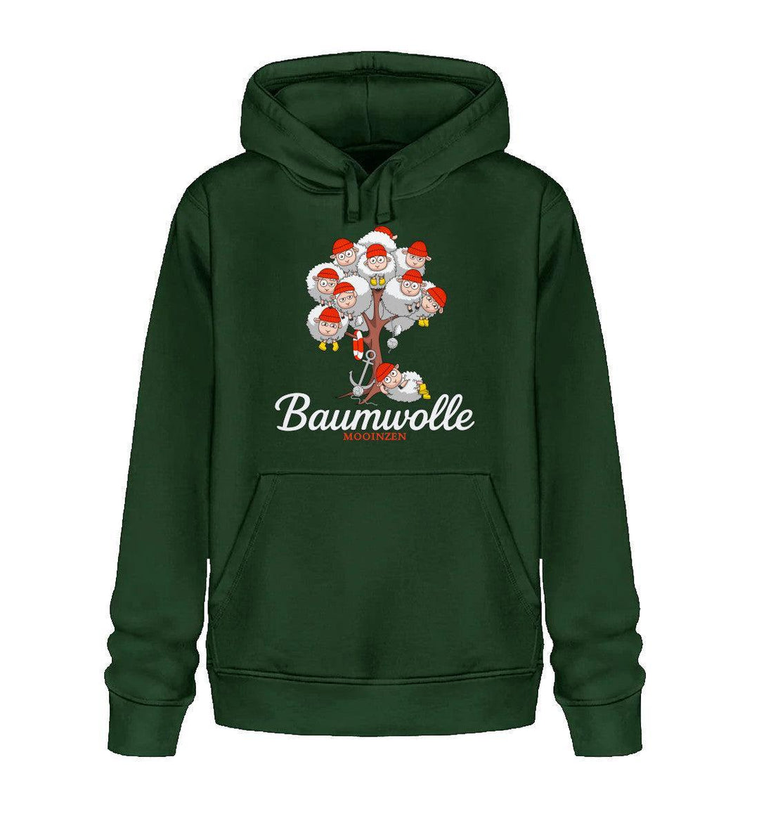 Baumwolle · Unisex Bio Hoodie-Unisex Bio Hoodie-Bottle Green-XS-Mooinzen