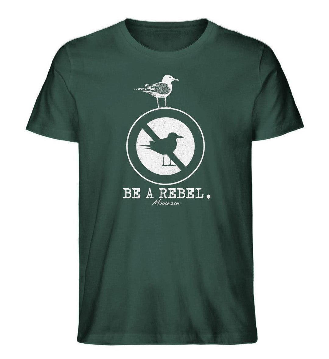 Be a rebel · Herren Premium Bio T-Shirt-Herren Premium Bio T-Shirt-Glazed Green-XS-Mooinzen
