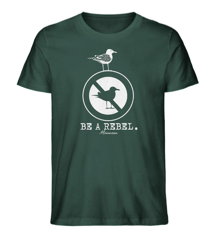 Be a rebel · Herren Premium Bio T-Shirt-Herren Premium Bio T-Shirt-Glazed Green-XS-Mooinzen