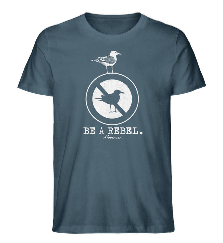 Be a rebel · Herren Premium Bio T-Shirt-Herren Premium Bio T-Shirt-Stargazer-XS-Mooinzen