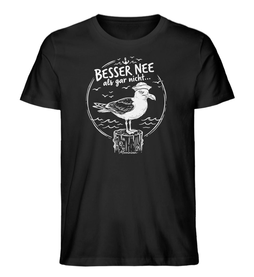 Besser Nee als gar nicht... · Herren Premium Bio T-Shirt-Herren Premium Bio T-Shirt-Black-XS-Mooinzen