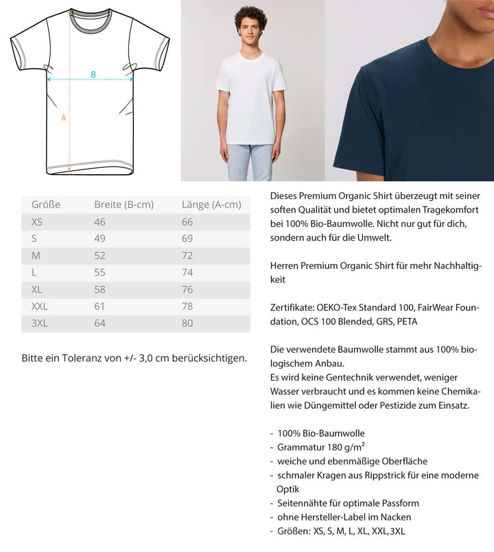 Bevor du fragst Kaffee · Herren Premium Bio T-Shirt-Herren Premium Bio T-Shirt-Mooinzen