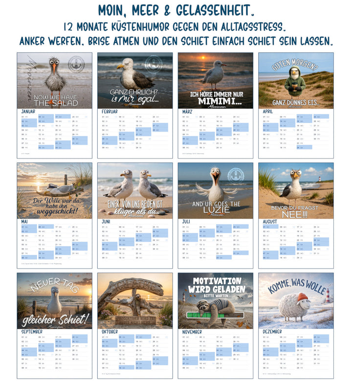 DIN A4 · Mooinzen Kalender 2027-72-Accessoires-Mooinzen