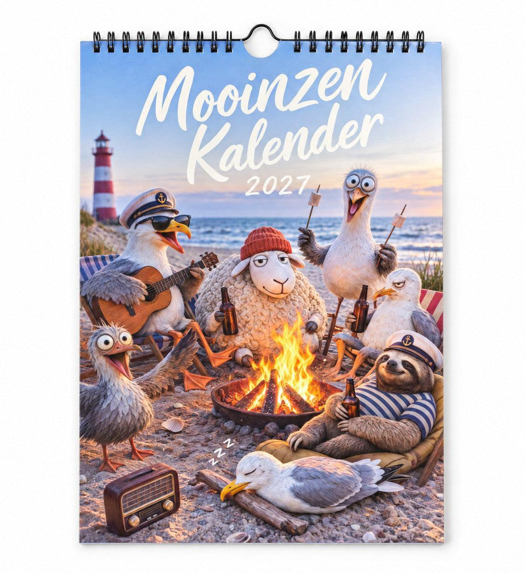 DIN A4 · Mooinzen Kalender 2027-Kalender-mehrfarbig-Din A4-Mooinzen