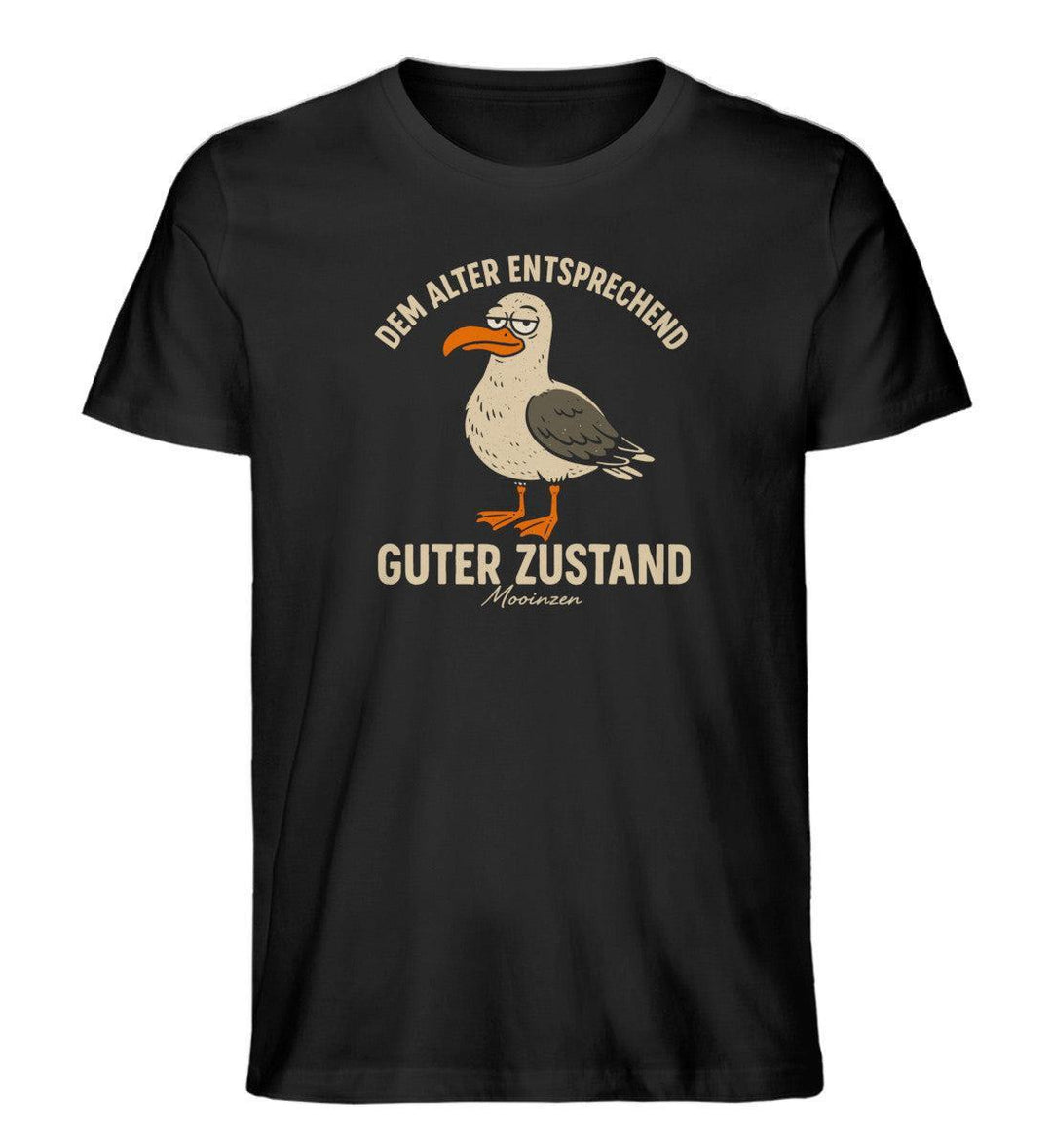 Dem alter entsprechend guter Zustand · Herren Premium Bio T-Shirt-Herren Premium Bio T-Shirt-Black-XS-Mooinzen