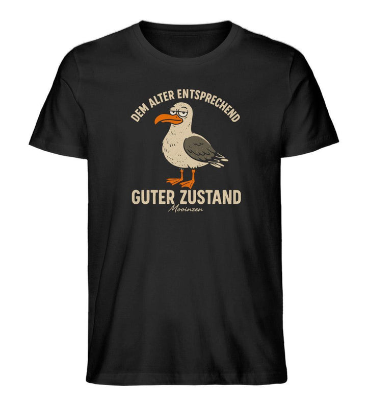 Dem alter entsprechend guter Zustand · Herren Premium Bio T-Shirt-Herren Premium Bio T-Shirt-Black-XS-Mooinzen