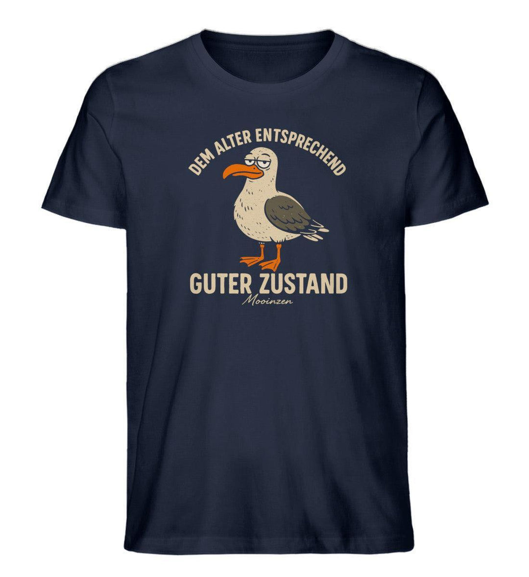 Dem alter entsprechend guter Zustand · Herren Premium Bio T-Shirt-Herren Premium Bio T-Shirt-French Navy-XS-Mooinzen