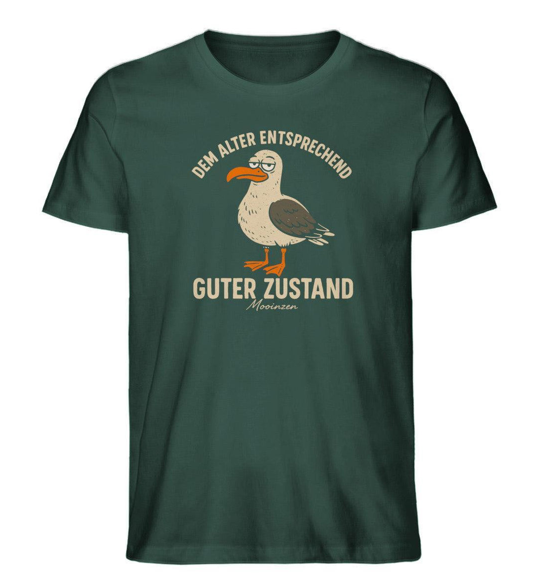 Dem alter entsprechend guter Zustand · Herren Premium Bio T-Shirt-Herren Premium Bio T-Shirt-Glazed Green-XS-Mooinzen