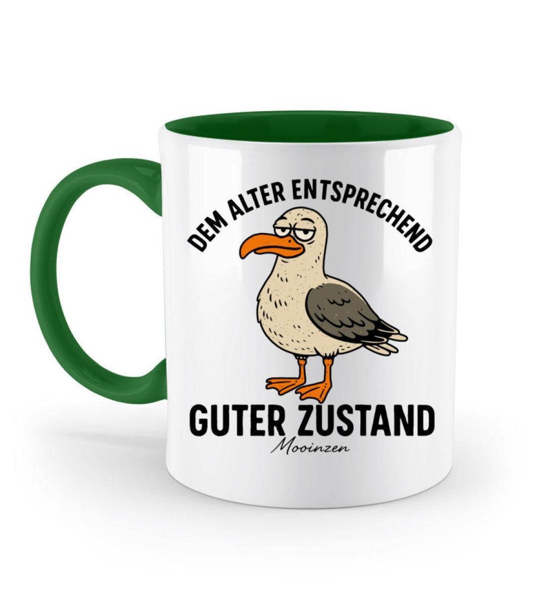 Dem alter entsprechend guter Zustand · Keramiktasse Zweifarbig-Keramik Tasse Zweifarbig-Irish Green-330ml-Mooinzen