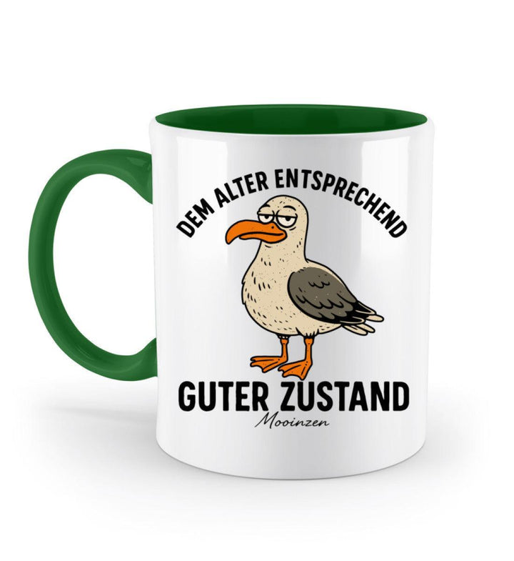 Dem alter entsprechend guter Zustand · Keramiktasse Zweifarbig-Keramik Tasse Zweifarbig-Irish Green-330ml-Mooinzen
