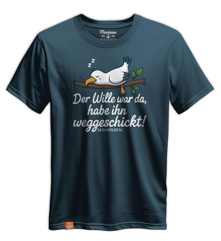 Der Wille war da weggeschickt · Unisex Premium Bio T-Shirt-Unisex Premium Bio T-Shirt-stargazer-S-Mooinzen