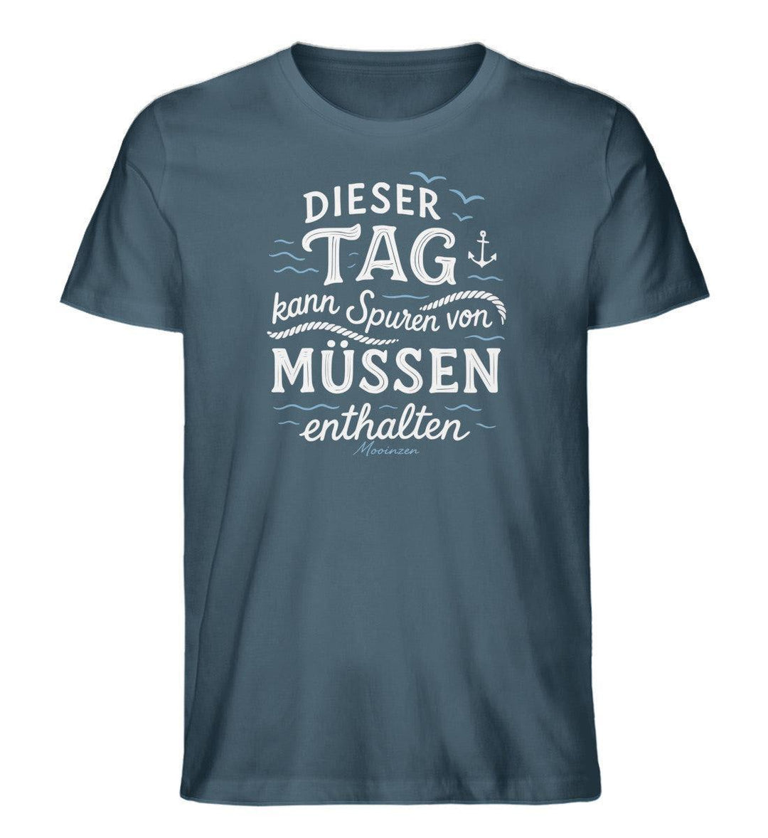 Dieser Tag kann Spuren von müssen enthalten · Herren Premium Bio T-Shirt-Herren Premium Bio T-Shirt-Stargazer-XS-Mooinzen