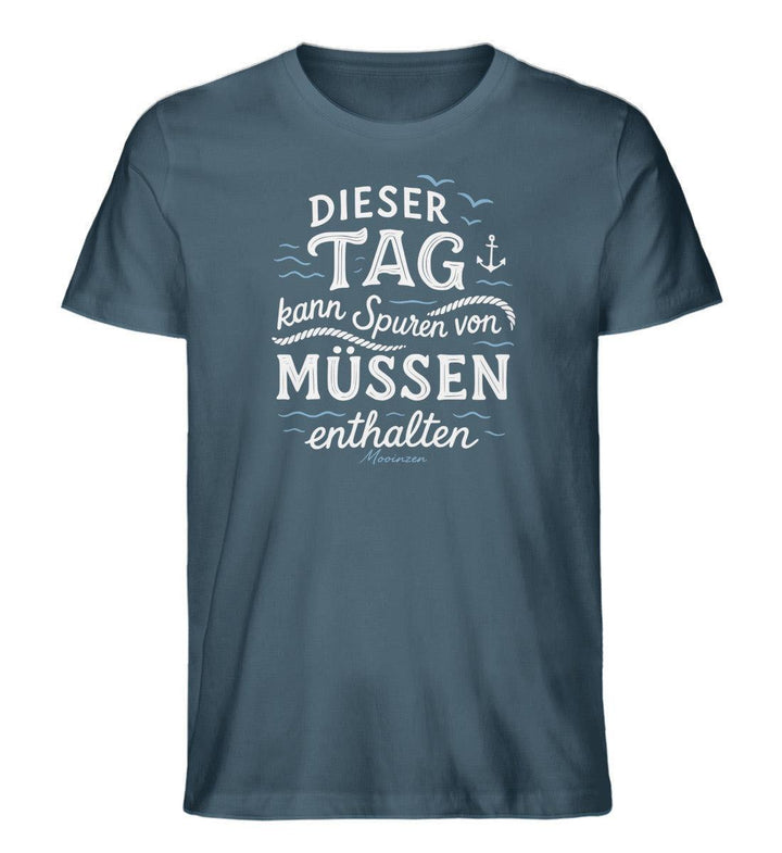 Dieser Tag kann Spuren von müssen enthalten · Herren Premium Bio T-Shirt-Herren Premium Bio T-Shirt-Stargazer-XS-Mooinzen