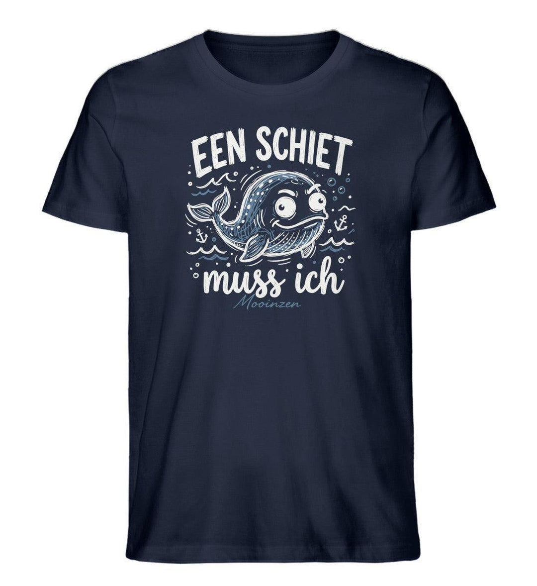 Een Schiet muss ich · Herren Premium Bio T-Shirt-Herren Premium Bio T-Shirt-French Navy-XS-Mooinzen