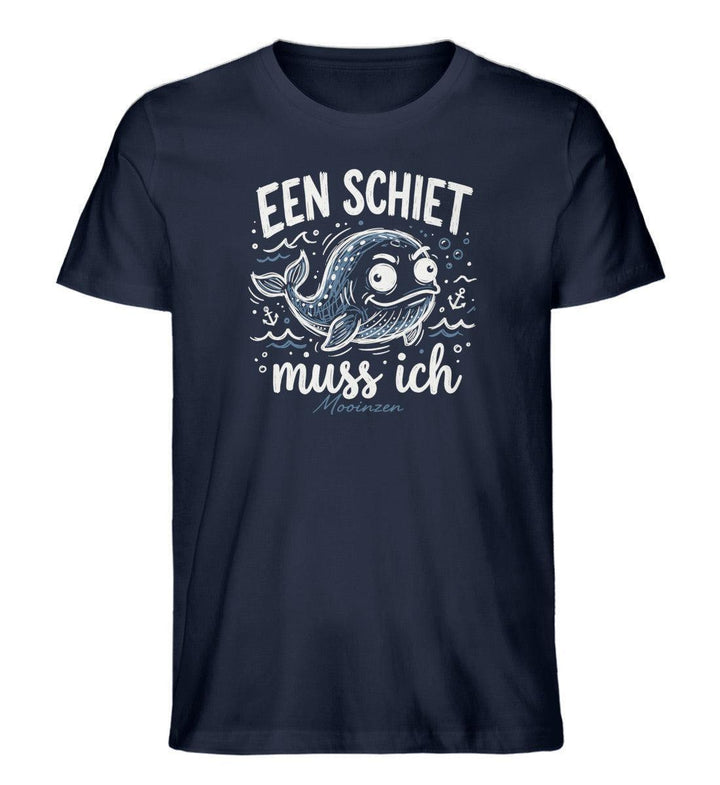 Een Schiet muss ich · Herren Premium Bio T-Shirt-Herren Premium Bio T-Shirt-French Navy-XS-Mooinzen