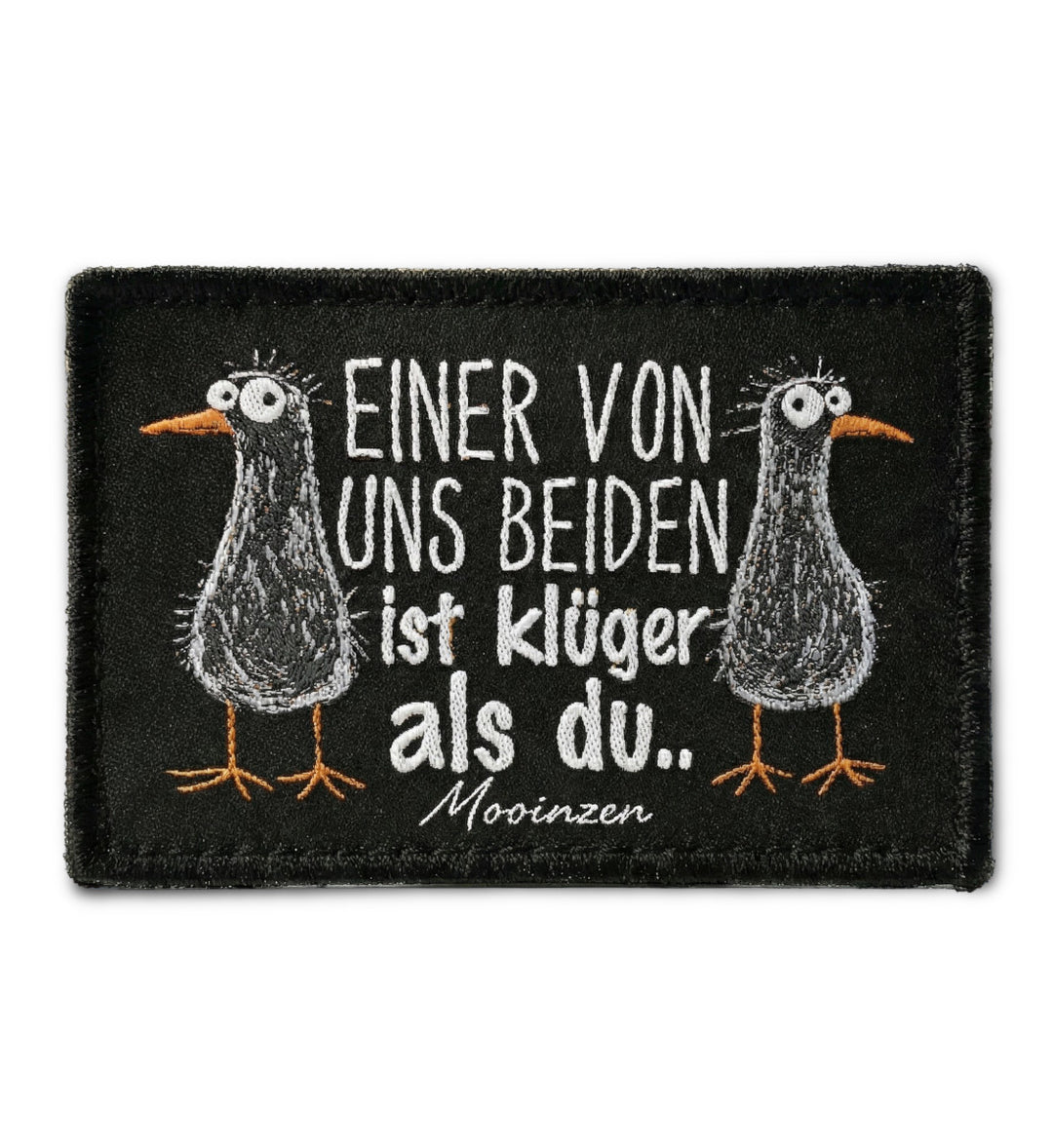 Einer von uns beiden ist klüger als du · Klettwatt Patch-Klettwatt Patch-x-x-Mooinzen