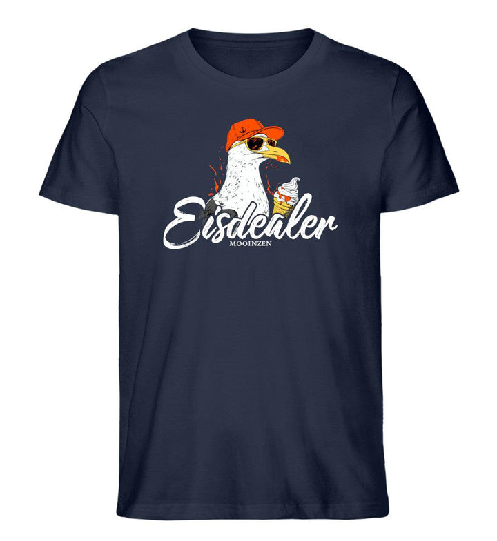 Eisdealer · Herren Premium Bio T-Shirt-Herren Premium Bio T-Shirt-French Navy-XS-Mooinzen