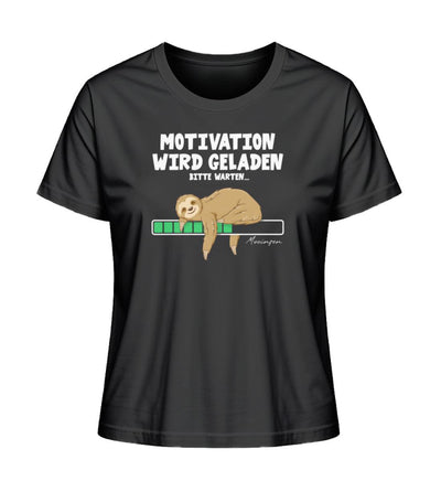 Faultier Motivation · Damen Premium Bio T-Shirt 2.0-Damen Premium Bio T-Shirt 2.0-Black-XS-Mooinzen