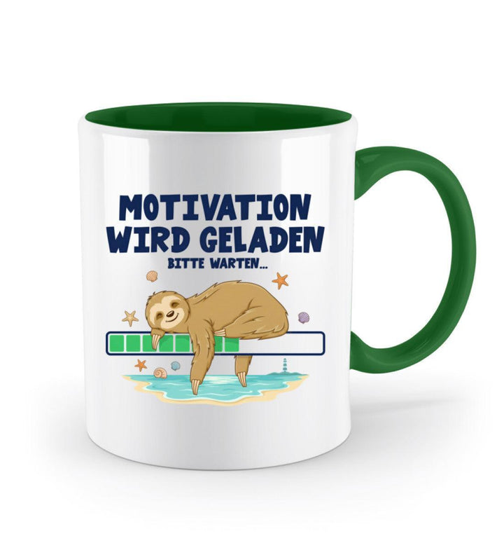 Faultier Motivation · Keramiktasse Zweifarbig-Keramik Tasse Zweifarbig-Mooinzen