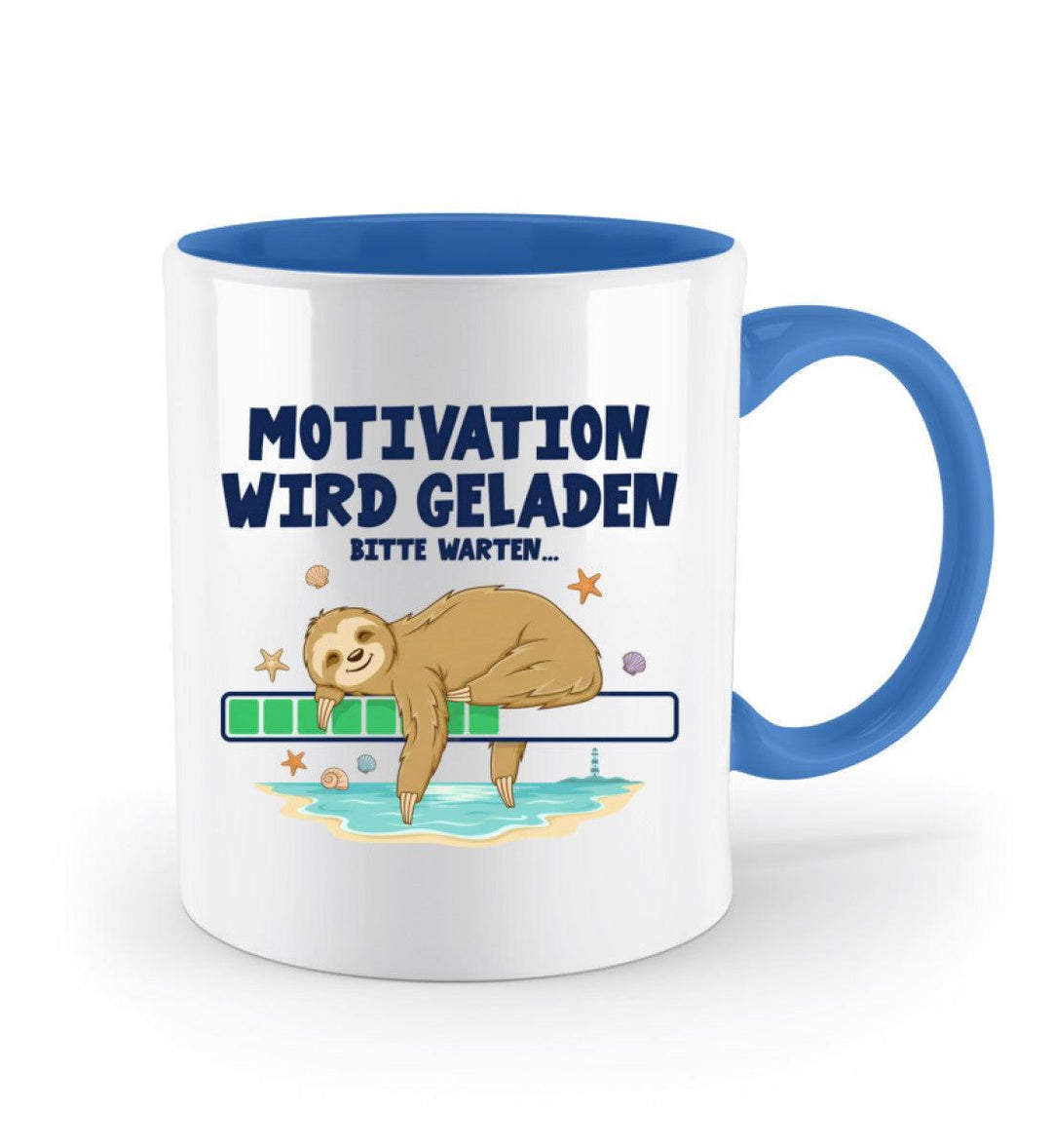 Faultier Motivation · Keramiktasse Zweifarbig-Keramik Tasse Zweifarbig-Mooinzen