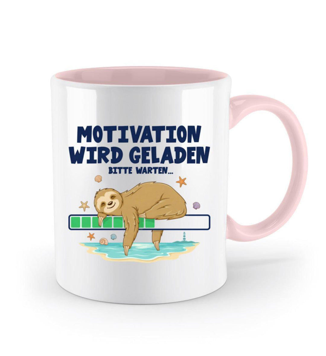 Faultier Motivation · Keramiktasse Zweifarbig-Keramik Tasse Zweifarbig-Mooinzen