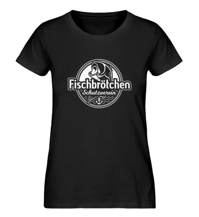 Fischbrötchen Schutzverein · Damen Premium Bio T-Shirt-Damen Premium Bio T-Shirt-Black-S-Mooinzen