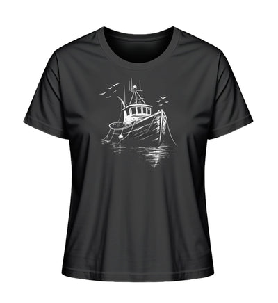 Fischerboot · Damen Premium Bio T-Shirt 2.0-Damen Premium Bio T-Shirt 2.0-Black-XS-Mooinzen