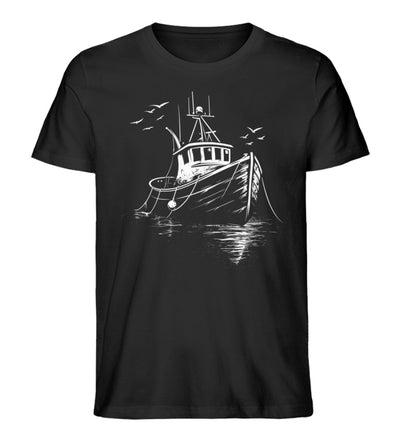 Fischerboot · Herren Premium Bio T-Shirt-Herren Premium Bio T-Shirt-Black-XS-Mooinzen