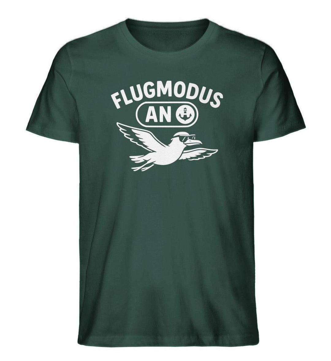Flugmodus an · Herren Premium Bio T-Shirt-Herren Premium Bio T-Shirt-Glazed Green-XS-Mooinzen