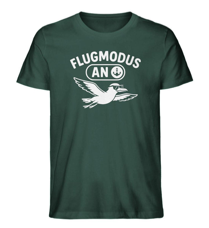Flugmodus an · Herren Premium Bio T-Shirt-Herren Premium Bio T-Shirt-Glazed Green-XS-Mooinzen