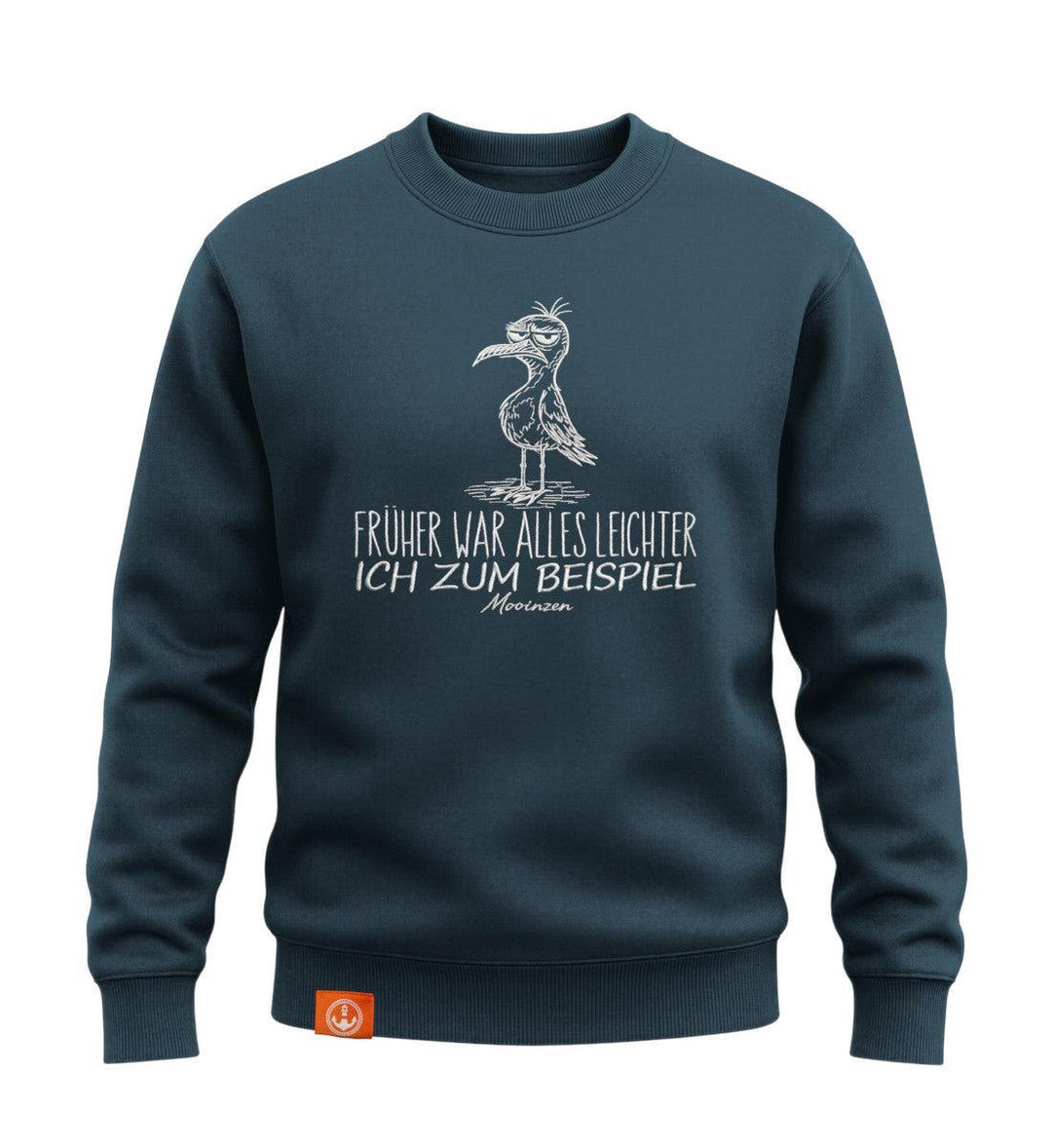 Früher Alles Leichter · Unisex Signature Premium Bio Sweatshirt-Unisex Signature Bio Sweatshirt-stargazer-S-Mooinzen
