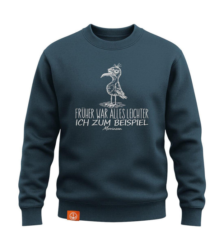 Früher Alles Leichter · Unisex Signature Premium Bio Sweatshirt-Unisex Signature Bio Sweatshirt-stargazer-S-Mooinzen