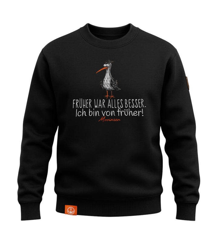 Früher War Alles Besser! · Unisex Signature Premium Bio Sweatshirt-Unisex Signature Bio Sweatshirt-black-beauty-S-Mooinzen