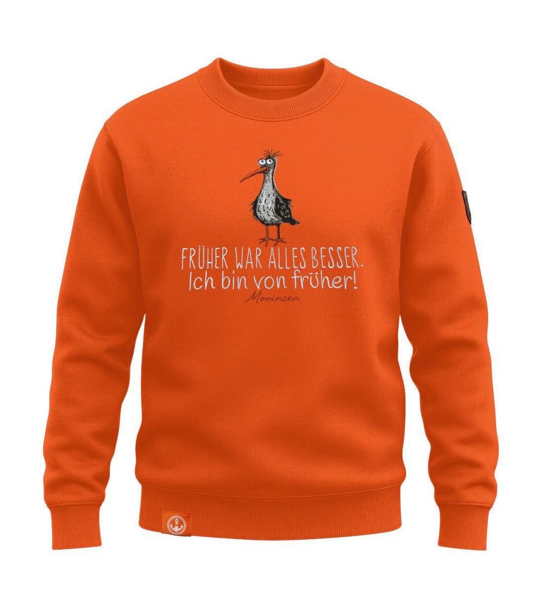 Früher War Alles Besser! · Unisex Signature Premium Bio Sweatshirt-Unisex Signature Bio Sweatshirt-scarlt-ibis-S-Mooinzen