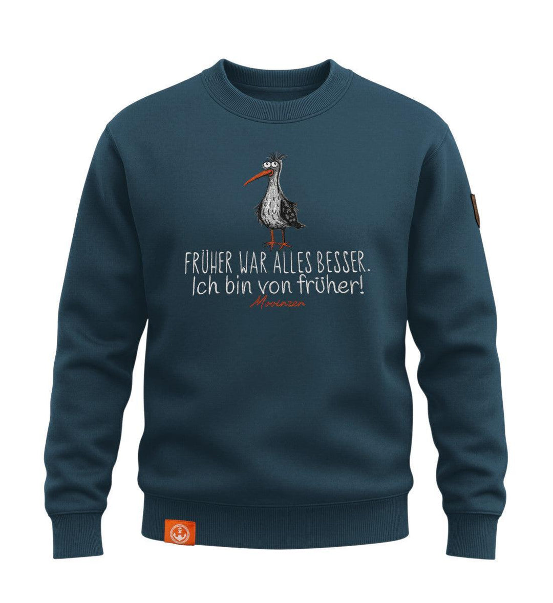 Früher War Alles Besser! · Unisex Signature Premium Bio Sweatshirt-Unisex Signature Bio Sweatshirt-stargazer-S-Mooinzen