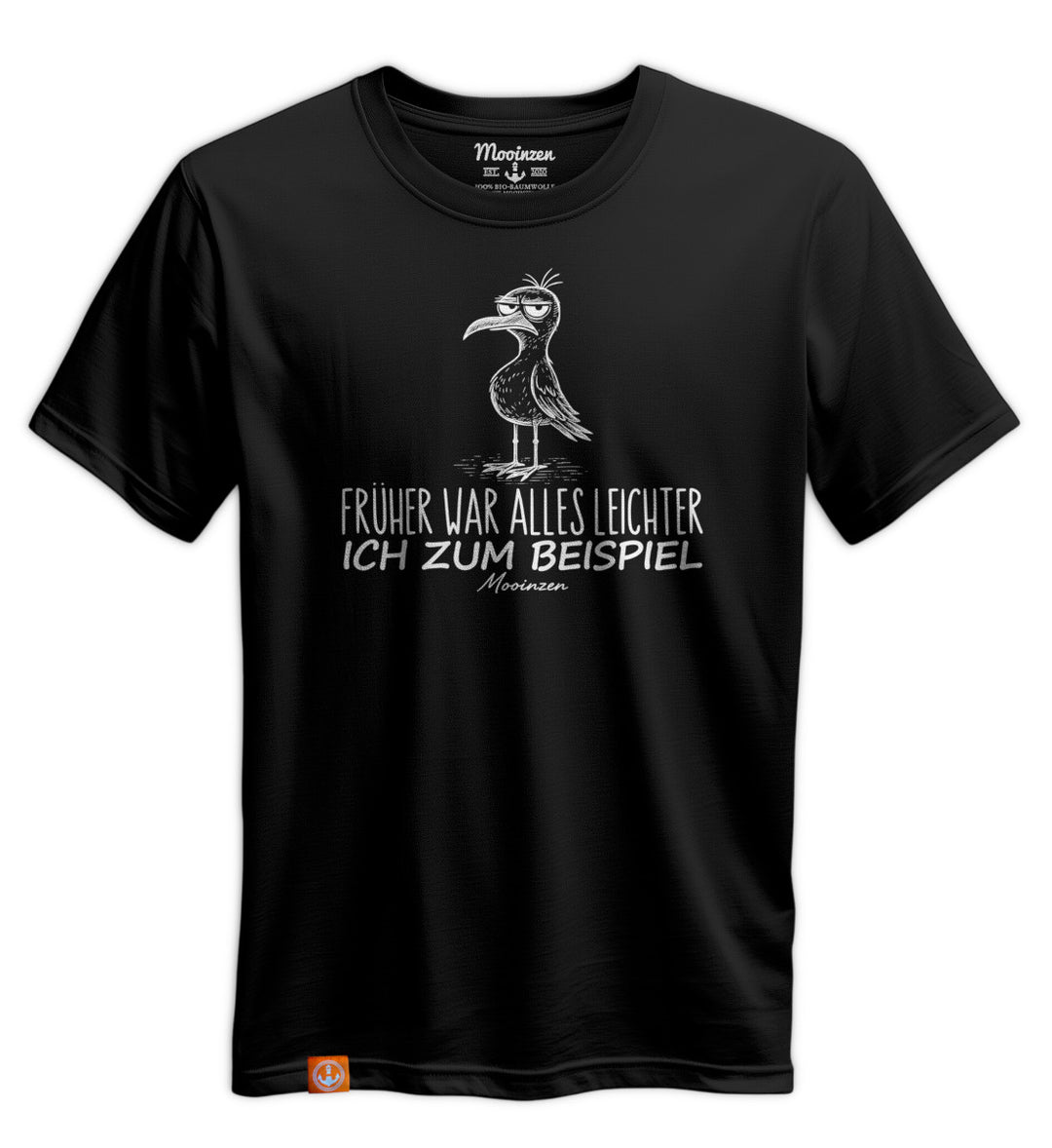 Früher War Alles Leichter · Unisex Premium Bio T-Shirt-Unisex Premium Bio T-Shirt-black-beauty-S-Mooinzen