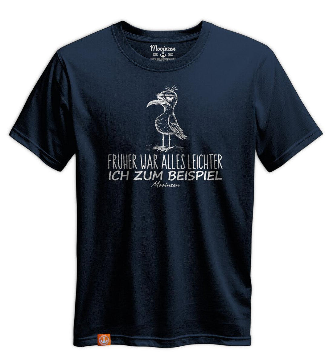 Früher War Alles Leichter · Unisex Premium Bio T-Shirt-Unisex Premium Bio T-Shirt-dress-blue-S-Mooinzen