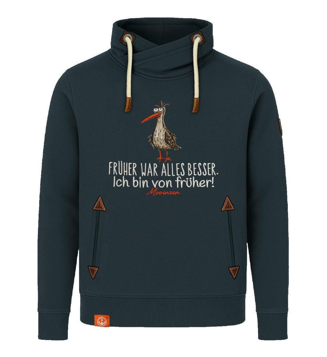 Früher war Alles besser! · Unisex Bio Schalkragen Sweatshirt (ohne Kapuze)-Unisex Bio Schalkragen Sweatshirt-magical-forest-S-Mooinzen